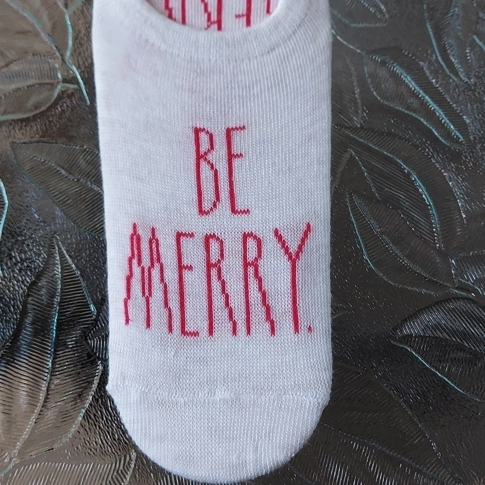 New Be Merry socks